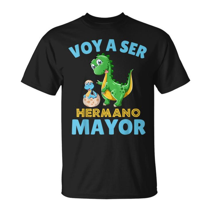 Hermano Mayor Dinosaurio Voy A Ser Hermano Mayor  Unisex T-Shirt