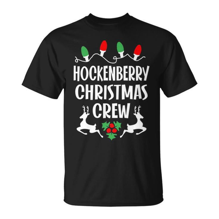 Hockenberry Name Gift Christmas Crew Hockenberry Unisex T-Shirt