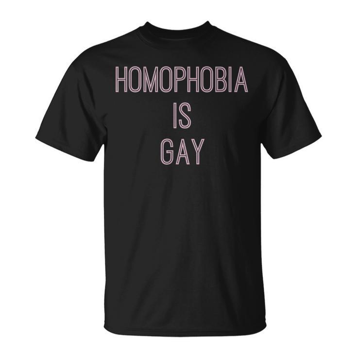 Homophobia Is Gay Equality Quote T-Shirt