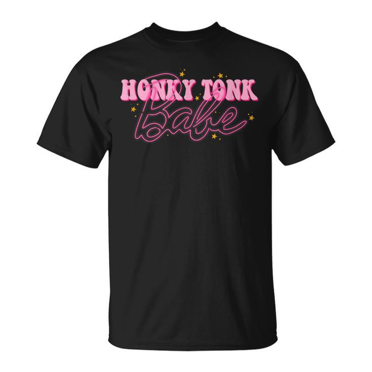 Honky Tonk Babe Space Cowgirl Outfit 70S Costume For Women Unisex T-Shirt