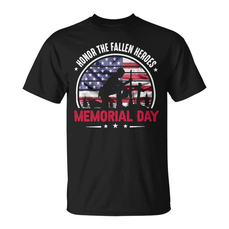 Honor The Fallen Thank The Living Veterans Day 279 Unisex T-Shirt