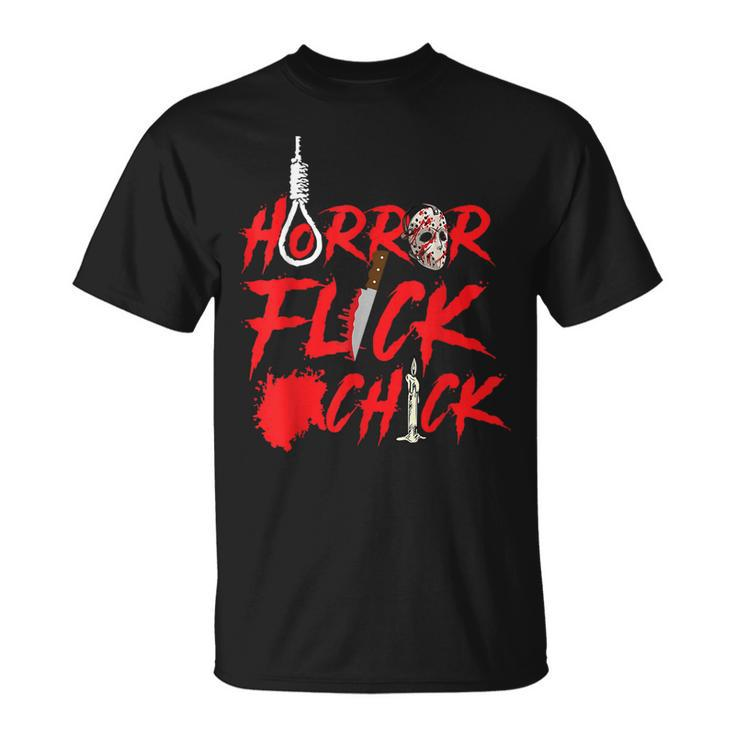 Horror Movie Idea Scary Movies True Crime Scary T-Shirt