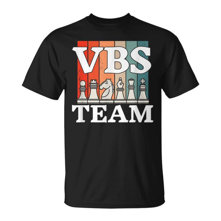 I Love Vbs 2023 Chess Game Vacation Bible School Knight  Unisex T-Shirt