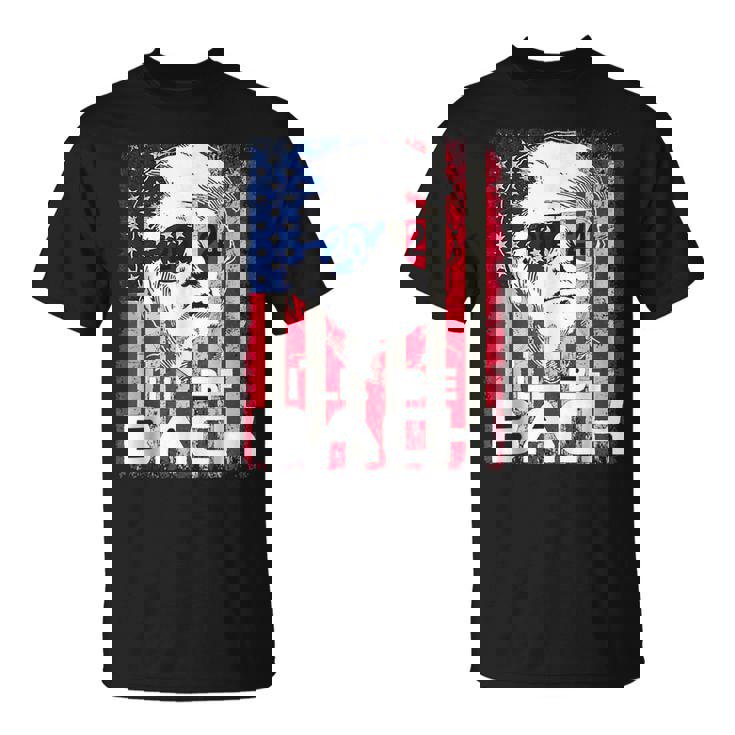 Ill Be Back Trump 2024 Vintage Donald Trump 4Th Of July Unisex T-Shirt