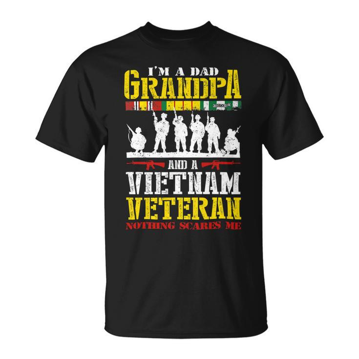Im A Dad Grandpa And Vietnam Veteran Us Veterans Day 191 Unisex T-Shirt