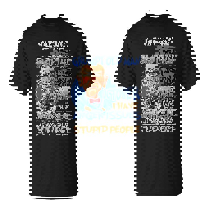 Im A Grumpy Old October Man Gift For Mens Unisex T-Shirt