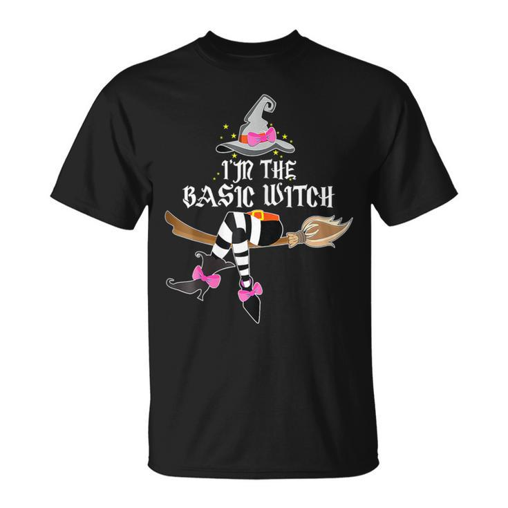 I'm The Basic Witch Halloween Matching Costume T-Shirt