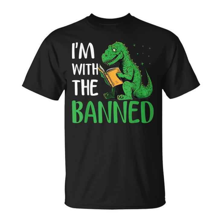 Im With The Banned Read Banned Books Lover Bookworm Unisex T-Shirt
