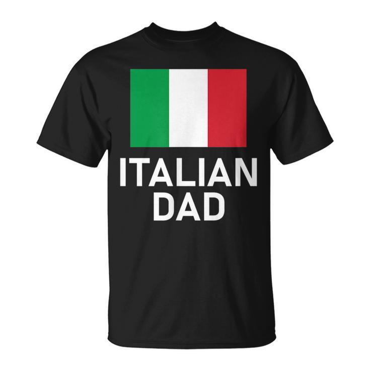 Italy Italian Dad Flag For Family  Unisex T-Shirt