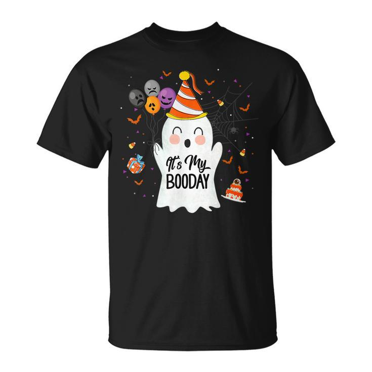 It's My Boo Day Horror Halloween Birthday Ghost Halloween T-Shirt