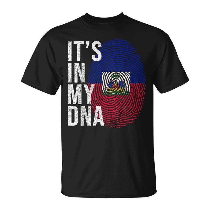 Its In My Dna Haiti Flag Haitian Life Pride Haiti Patriotic  Unisex T-Shirt