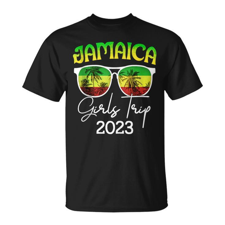 Jamaica Girls Trip 2023 Summer Vacation Funny  Girls Trip Funny Designs Funny Gifts Unisex T-Shirt