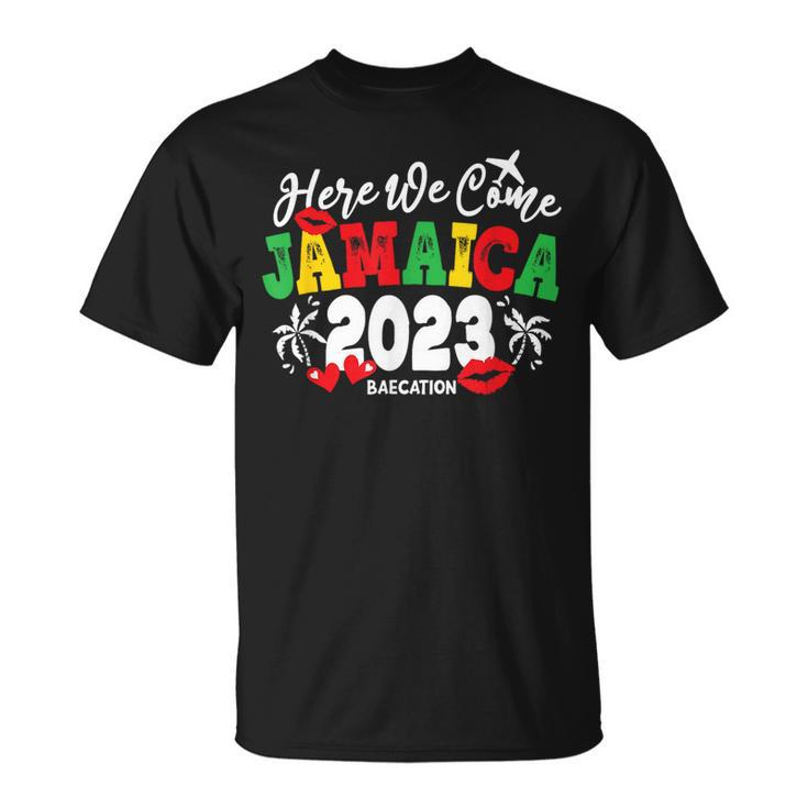 Jamaica Honeymoon 2023 Baecation Vacay Mode Wedding Couples  Unisex T-Shirt