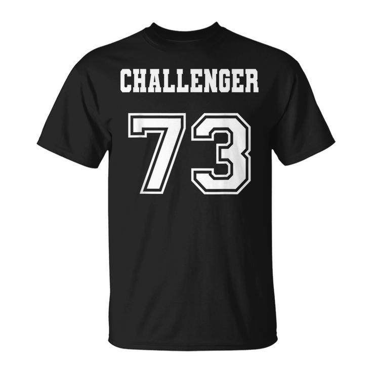Jersey Style Challenger 73 1973 Old School Muscle Car Unisex T-Shirt
