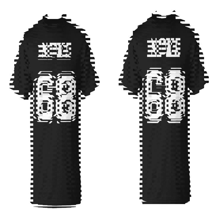 Jersey Style Nova 68 1968 Classic Old School Muscle Car Unisex T-Shirt