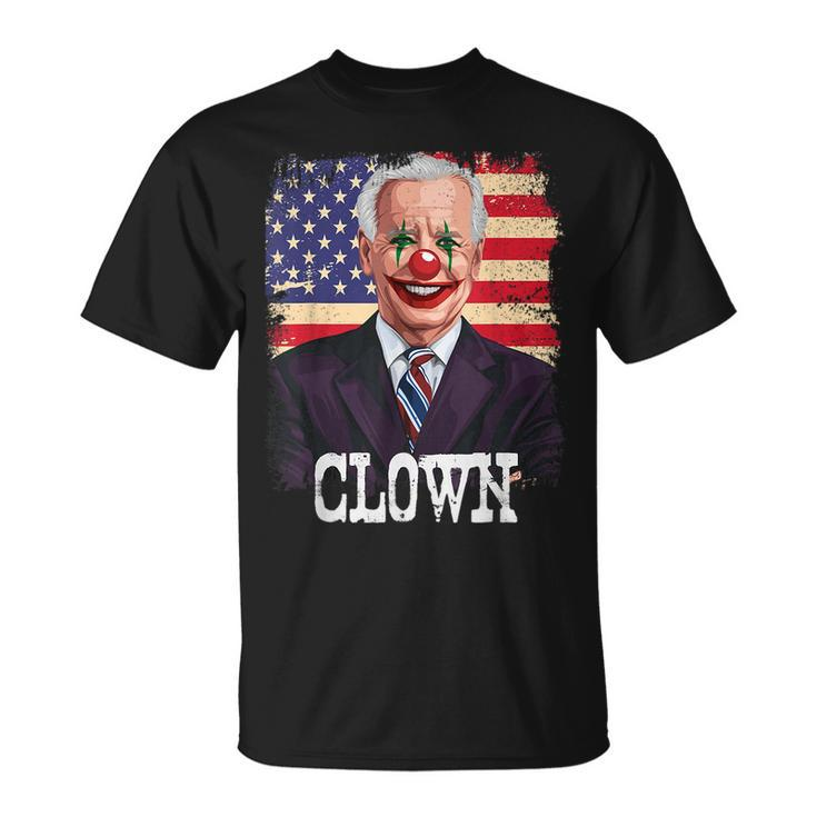 Joe Biden Is A Clown Political Horror Halloween Costume Halloween Costume  T-Shirt