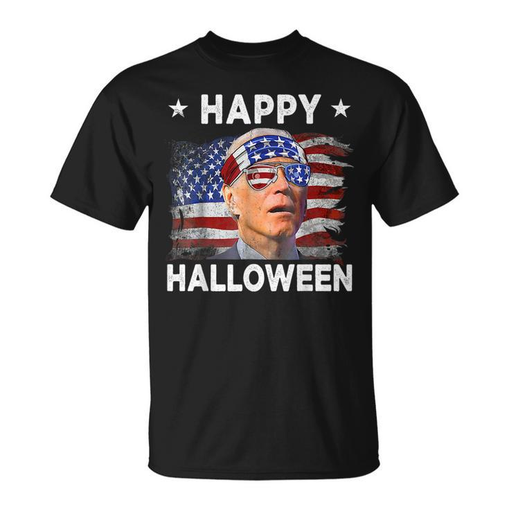 Joe Biden Happy Halloween Funny 4Th Of July Joe Biden Funny Halloween Funny Gifts Unisex T-Shirt
