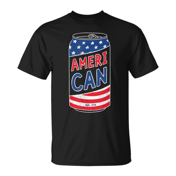 July 4Th American Beer Can Unisex T-Shirt