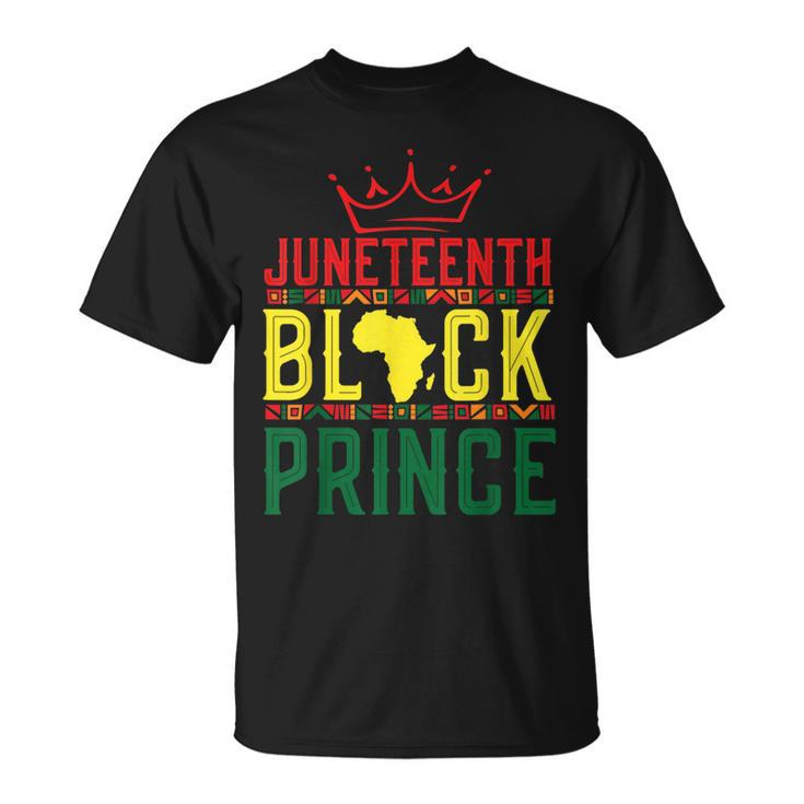 Junenth 1865 Boy Son Afro American African Prince  Unisex T-Shirt