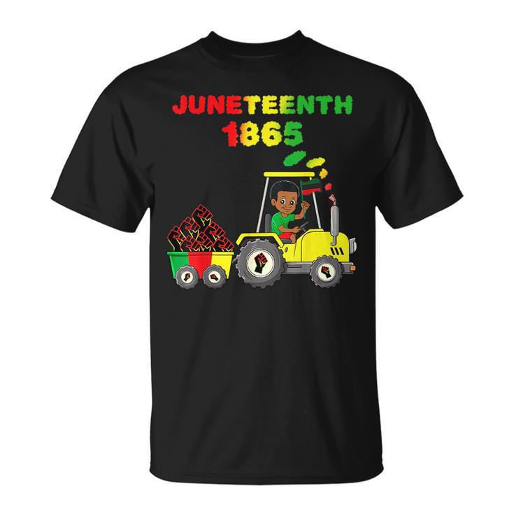 Junenth 1865 In Tractor Funny Toddler Boys Fist Kids  Unisex T-Shirt