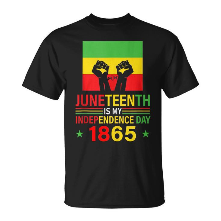 Junenth A Modern Independence Day Celebration  Unisex T-Shirt