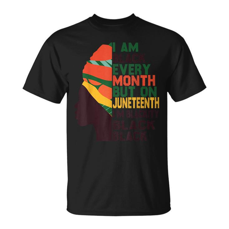 Junenth African American Pride Queen Black Month History  Unisex T-Shirt