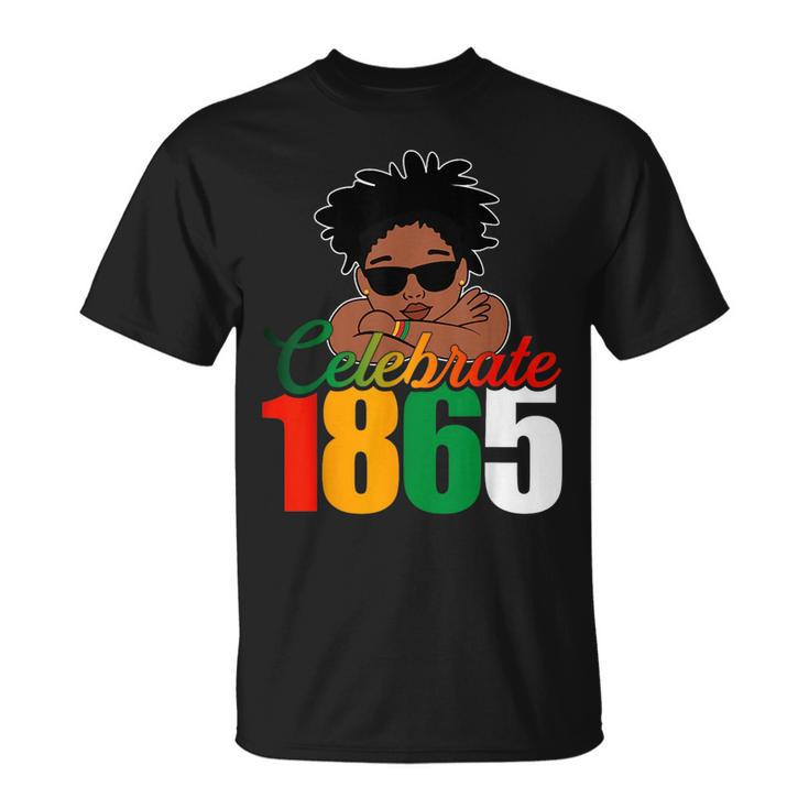 Junenth  Afro Black Men Boy Celebrate 1865  Unisex T-Shirt