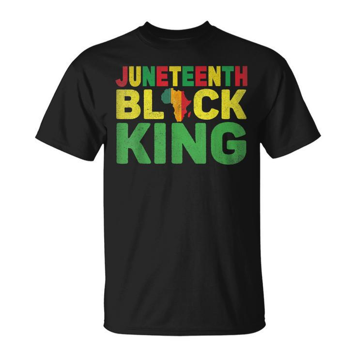 Junenth Black King Melanin Dad Fathers Day Black Pride  Unisex T-Shirt