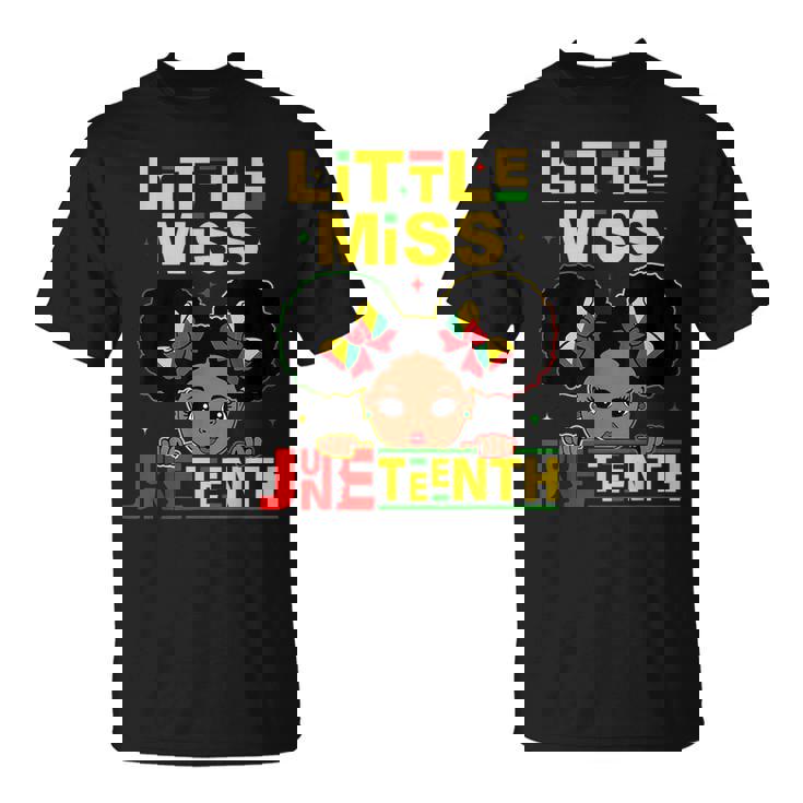 Junenth Celebrating 1865 Cute Black Girls Kids Toddler 1865 Funny Gifts Unisex T-Shirt