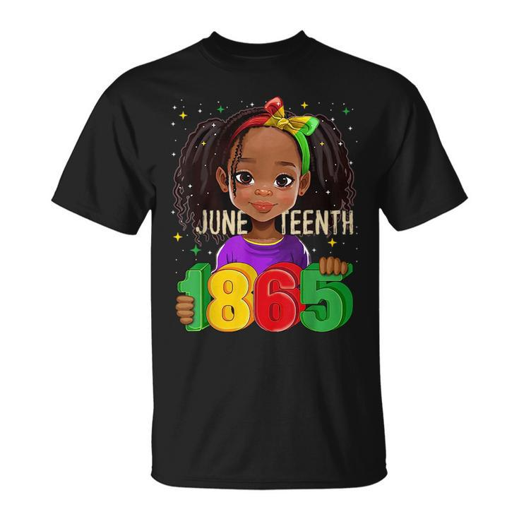 Junenth Celebrating 1865 Melanin Black Girl Kid Toodlers  Unisex T-Shirt