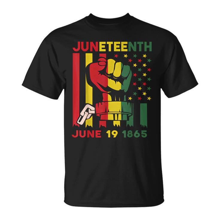 Junenth Celebrating Black Freedom 1865 African American  Unisex T-Shirt
