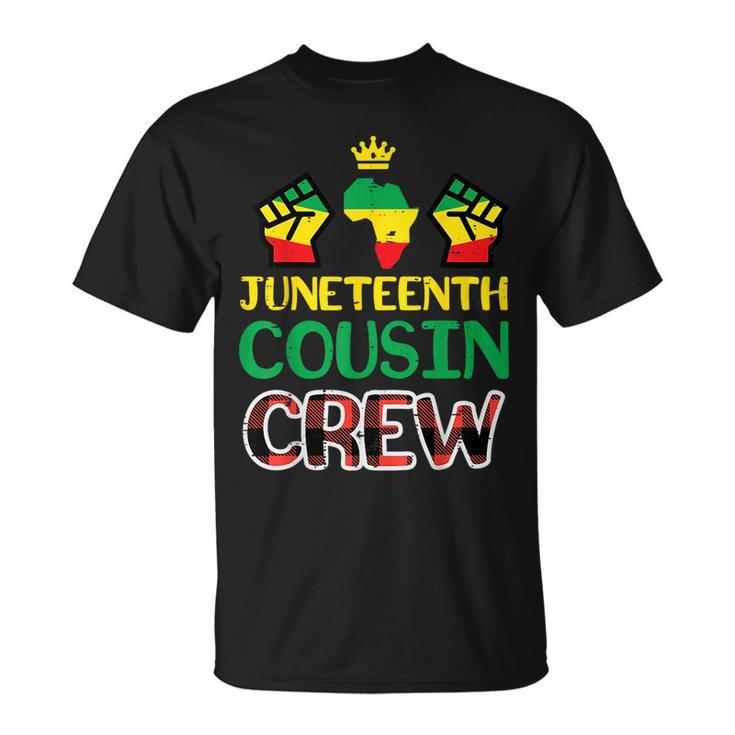 Junenth Cousin Crew Black History Boys Girls Kids Toddler  Unisex T-Shirt