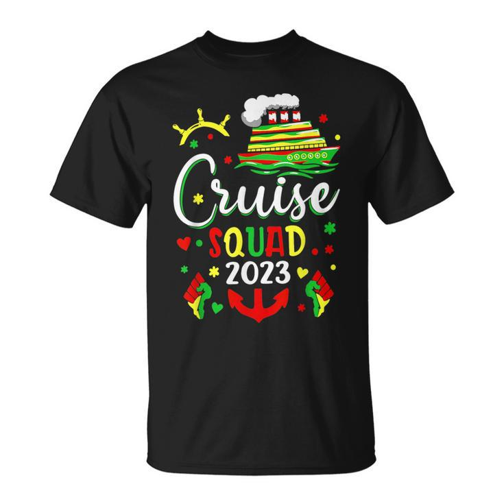 Junenth Cruise Squad 2023 Family Friend Travel Group  Unisex T-Shirt