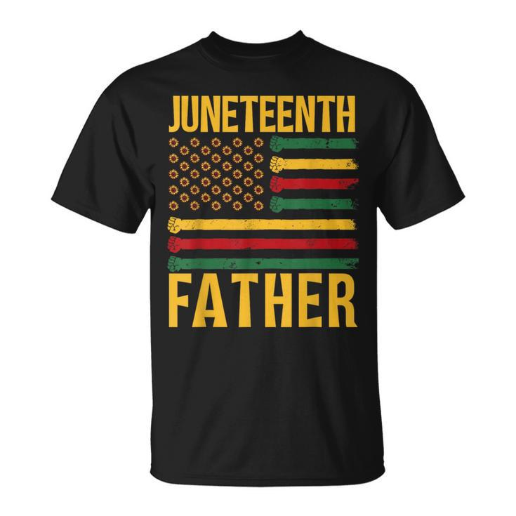 Junenth Father 1865 African Family Black Dad Daddy Papa  Unisex T-Shirt