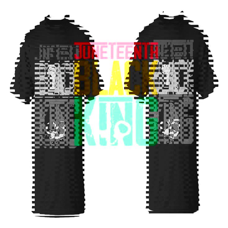 Junenth Is My Independence Day Black King Fathers Day  Unisex T-Shirt