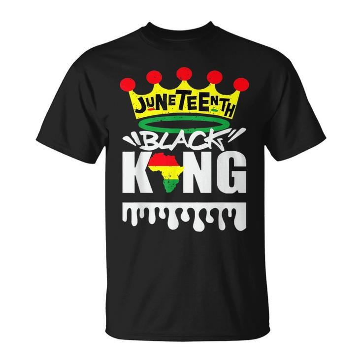 Junenth Is My Independence Day Black King Fathers Day  Unisex T-Shirt
