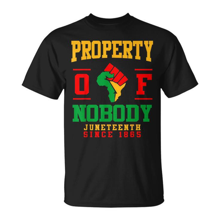Junenth Since 1865 Black History African American Freedom Unisex T-Shirt