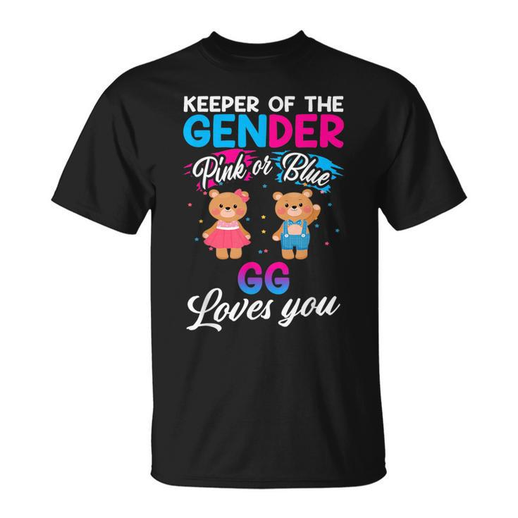 Keeper Of The Gender Pink Or Blue Gg Loves You Reveal Unisex T-Shirt