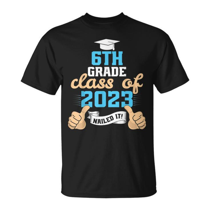 Kids 6Th Grade Class Of 2023 Girls Boys School Graduation  Unisex T-Shirt