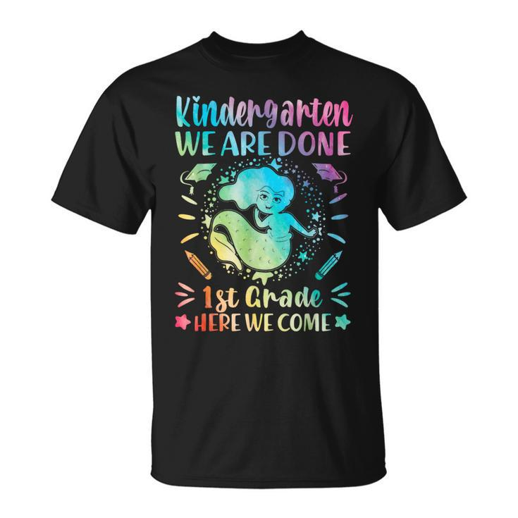 Kindergarten Graduation  2023 Graduate Mermaid Tie Dye  Unisex T-Shirt
