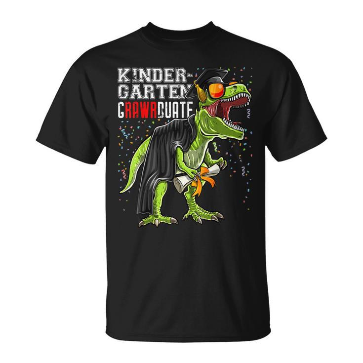 Kindergarten Grawrduate Dinosaur Graduation Cap  Gift Unisex T-Shirt