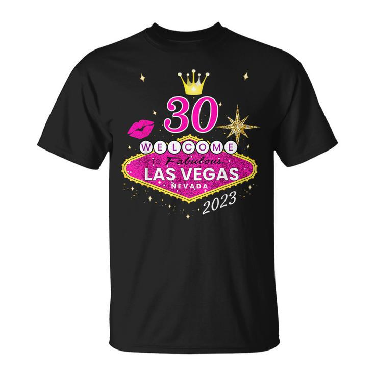 Las Vegas Girls Trip 2023  Vegas 30Th Birthday Squad Unisex T-Shirt