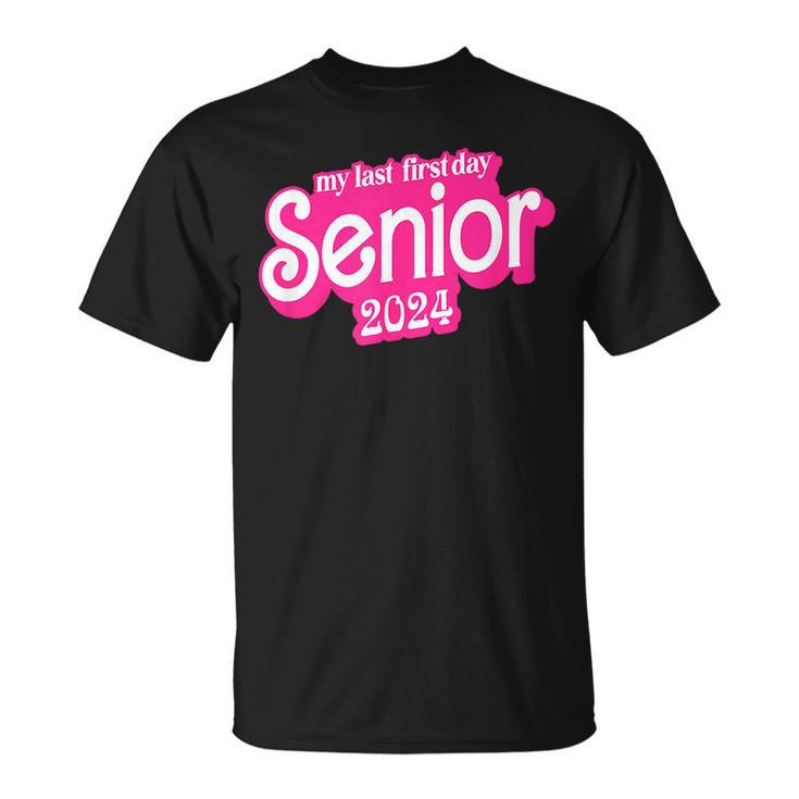 Last First Day Class Of 2024 Funny Seniors 2024  Unisex T-Shirt