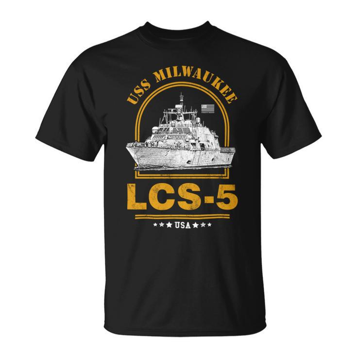 Lcs-5 Uss Milwaukee Unisex T-Shirt