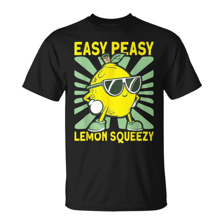 Lemonade Dealer Easy Peasy Lemon Squeezy Lemonade Stand Boss T-Shirt