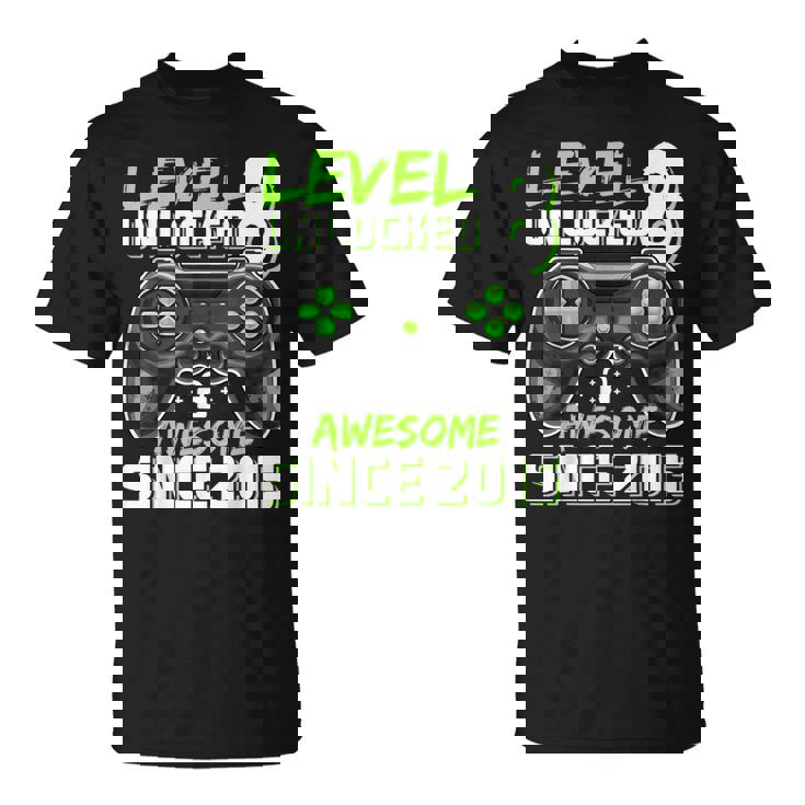 Level 8 Unlocked Awesome Since 2012 Video Game 8th Birthday T-Shirt Level 8 Unlocked Awesome Since 2012 Video Game 8th Birthday T-Shirt