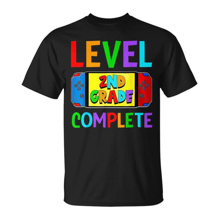 Level Complete 2Nd Grade Video Game Boys Last Day Of School  Unisex T-Shirt