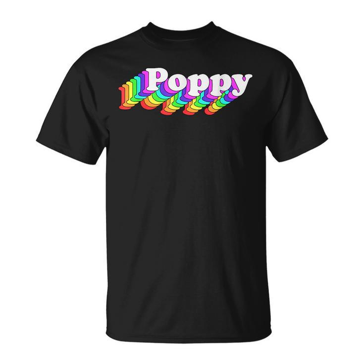 Lgbt Poppy Support Lgbtq Equality Rights Human Pride  Unisex T-Shirt