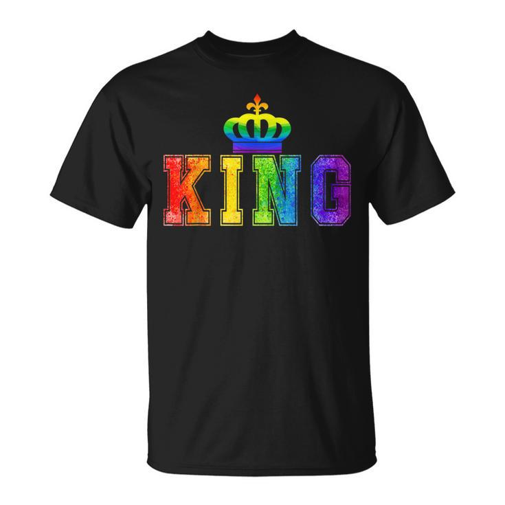Lgbt Pride  Lesbian King Queen Matching  Gifts Unisex T-Shirt