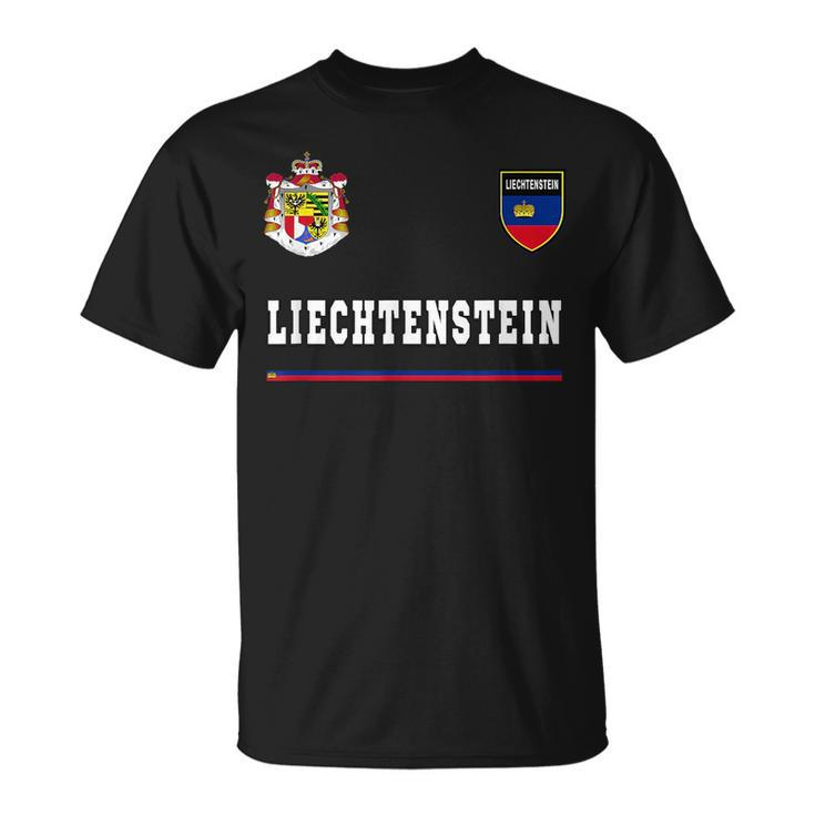 Liechtenstein SportSoccer Jersey  Flag Football  Unisex T-Shirt